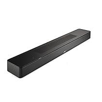 Bose Smart Soundbar Dolby Atmos, il Diffusore soundbar Bluetooth con controllo vocale e Amazon Alexa integrati, compatibile con Assistente Google, Nero