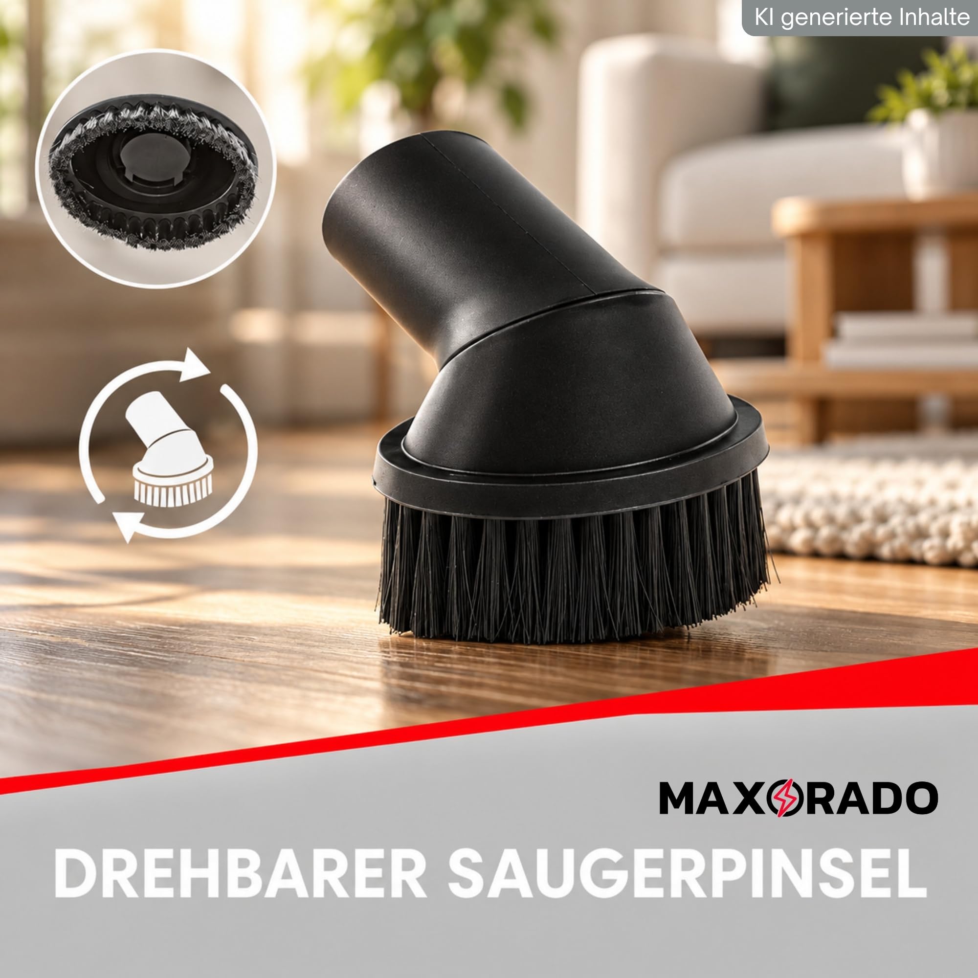 Set di accessori XL, 35 mm, tubo per aspirapolvere, spazzola per fughe, spazzola per mobili, tubo per aspirapolvere Bosch Siemens Einhell Kärcher DN35, pezzi di ricambio per originale