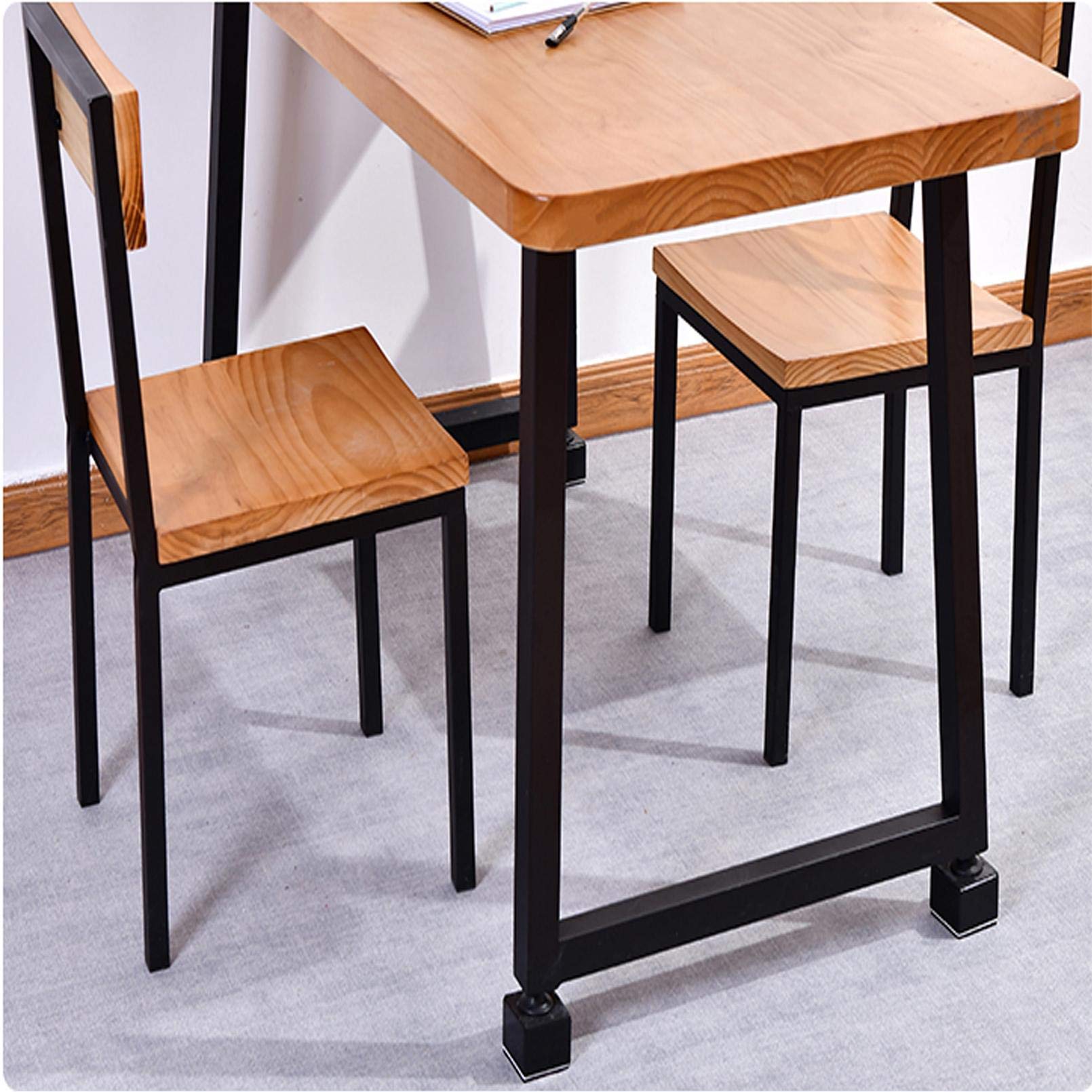 ZACUDA Meubelverhogers, 4 stuks, koolstofstaal, zelfklevende meubelpoten, 60 mm diameter, meubelverhogers, verhoogt de hoogte van meubels met 52 mm, voor bank, salontafel, kast, bed, bureau