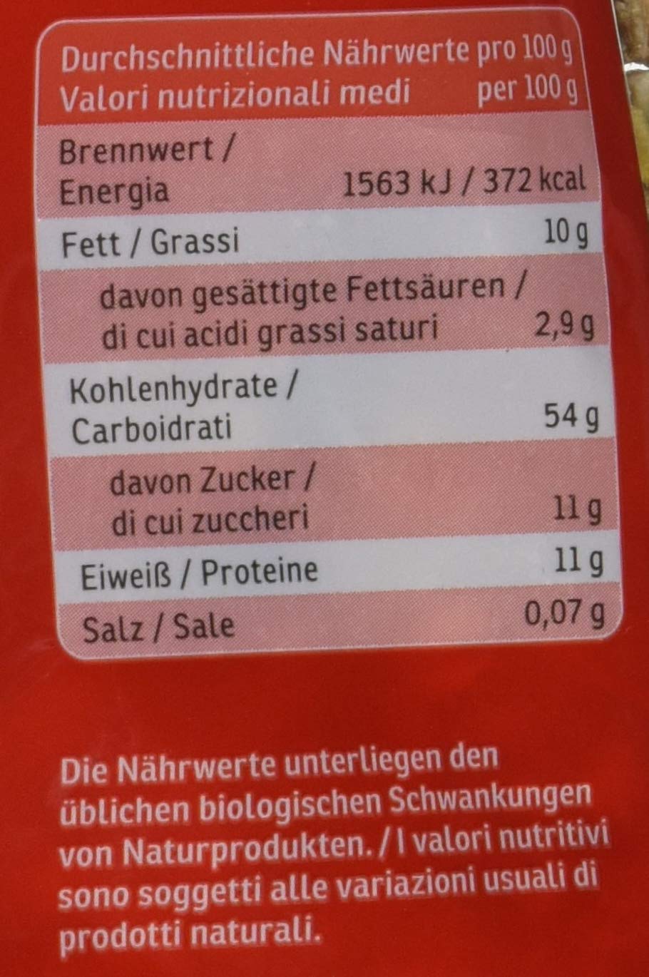 Jeden Tag Trauben-Nuss-Müsli, 10 -er Pack (10x 1 kg)