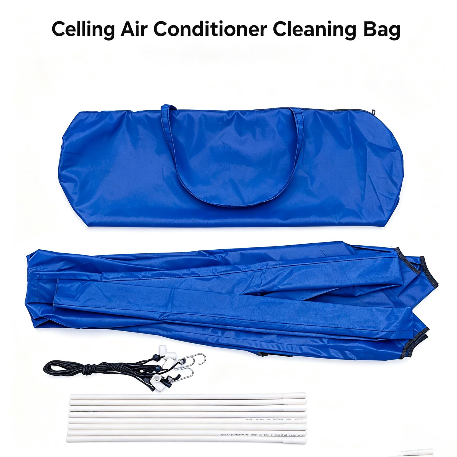 Funda De Limpieza Para Aparatos De Aire Acondicionado De Casete De Techo, Bolsa Colectora De Agua Para La Limpieza De Aparatos De Aire Acondicionado, Kits De Limpieza Impermeables De 120 X 120 Cm
