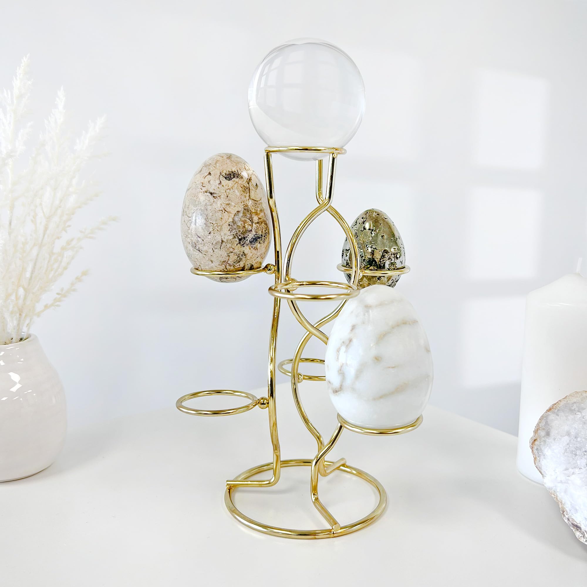 Bard's - Huevera/Soporte para 7 Huevos (1,375 Pulgadas de diámetro), Color Dorado