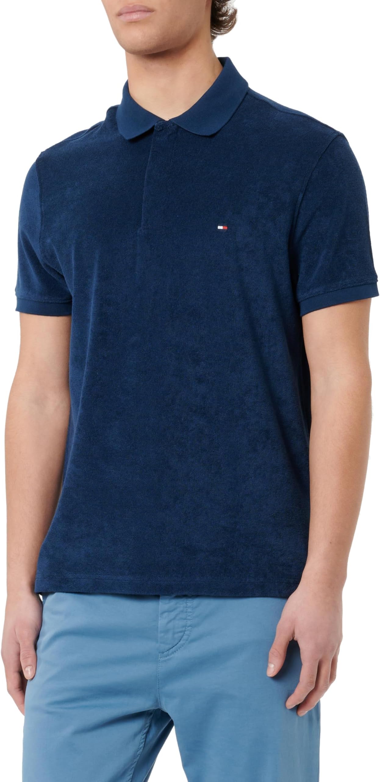 Tommy Hilfiger Men's Micro Towelling Reg Polo Mw0mw30770 Micro Towelling REG Polo