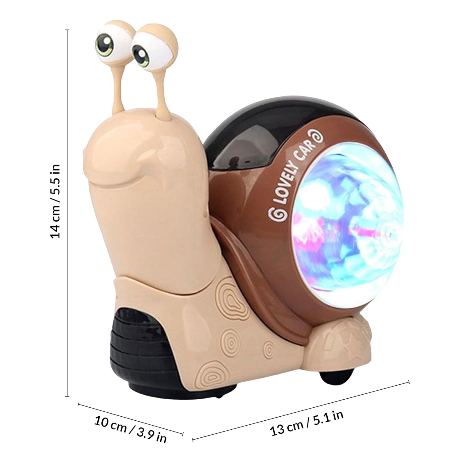 KIDOLOGY Electric Multifunctional Musical Snail Baby Toy – Interactive Educational Toy for Babies, Encouraging Early Learning, Dancing, Crawling, and Toddler Playtime (Brown) KIDOLOGY Electric Multifunctional Musical Snail Baby Toy – Interactive Educational Toy for Babies, Encouraging Early Learning, Dancing, Crawling, and Toddler Playtime (Brown)