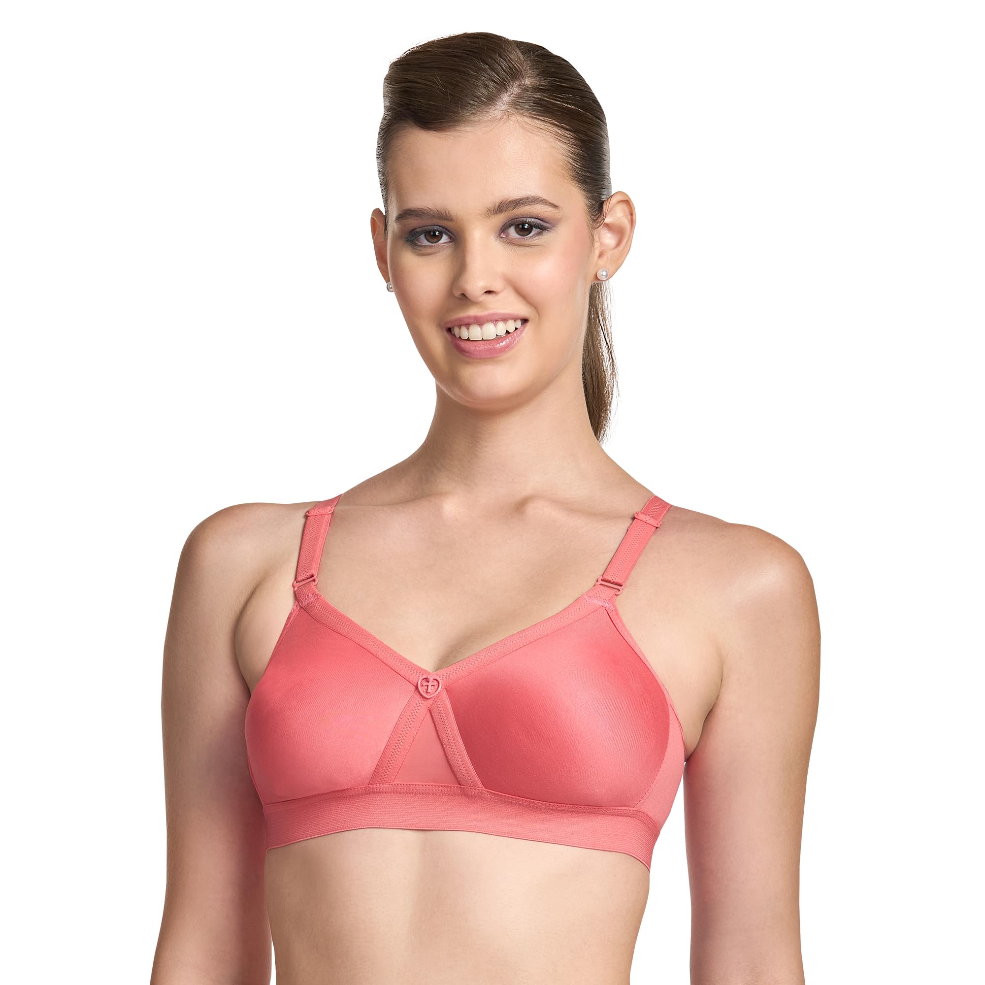 TRYLO Women's Cotton Solid Regular Fit Bra