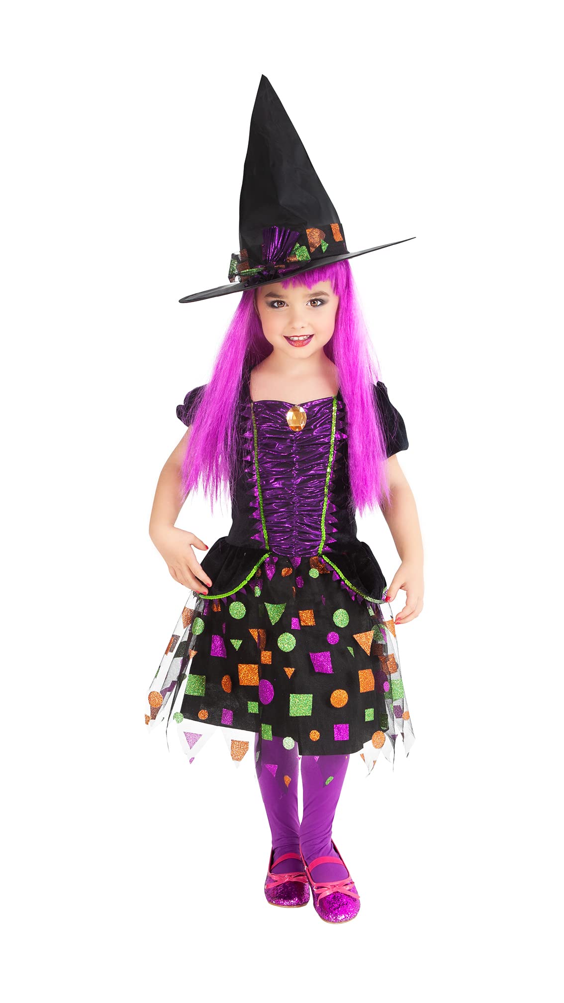 Rubies S8674-M Bruja Witch TOP Symbol Costume, Multicoloured, M