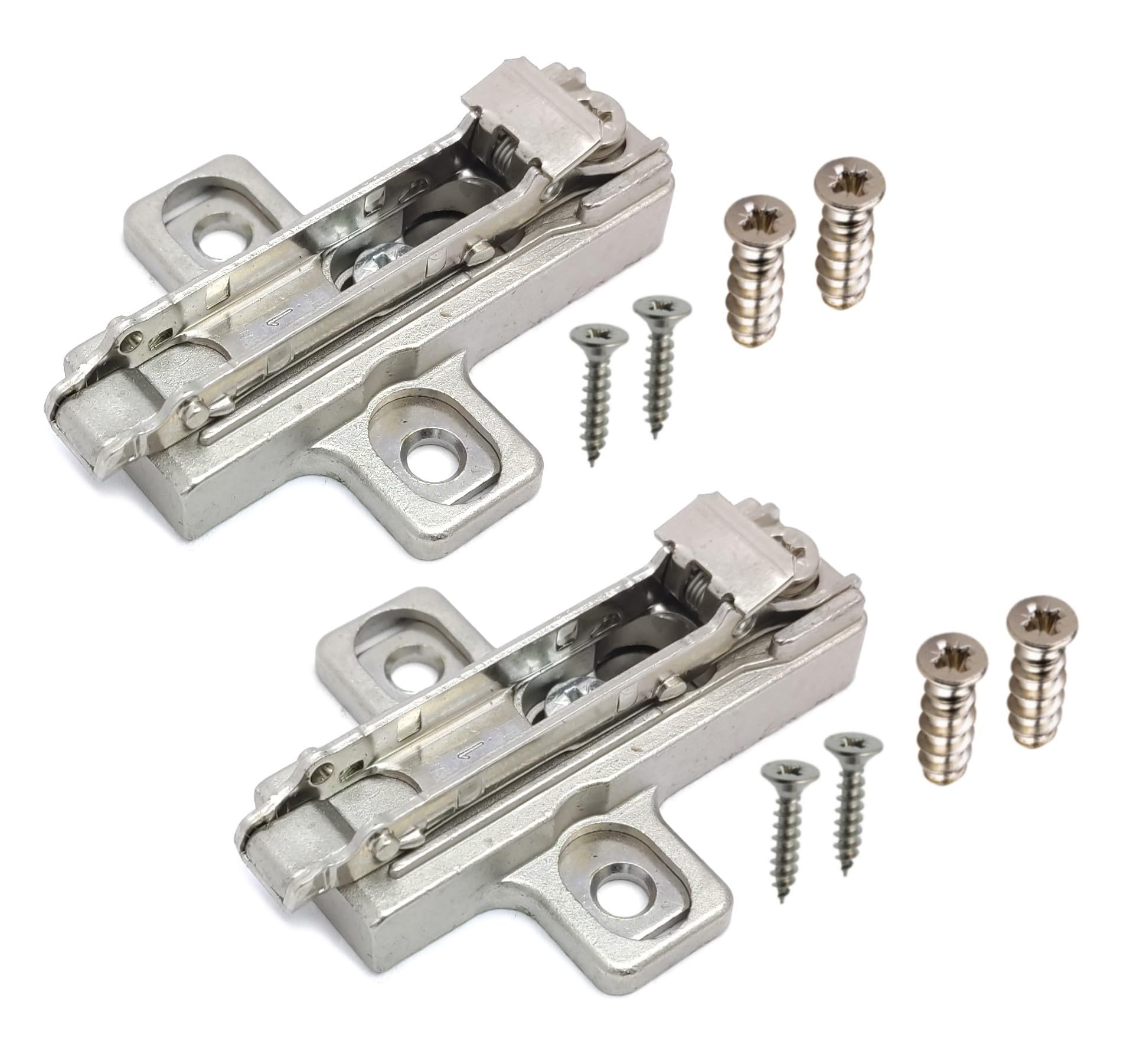 Gamobifer Silver Salice Base For Hinges With Quick Release And Coupling (Croce, H06)