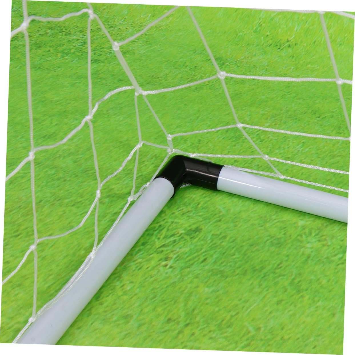 Portable Football Net Door PP Woven Mesh for Outdoor Sports Backyard Garden Weather-Resistant Soccer Goal Replacement Net for Boys and Training and Play