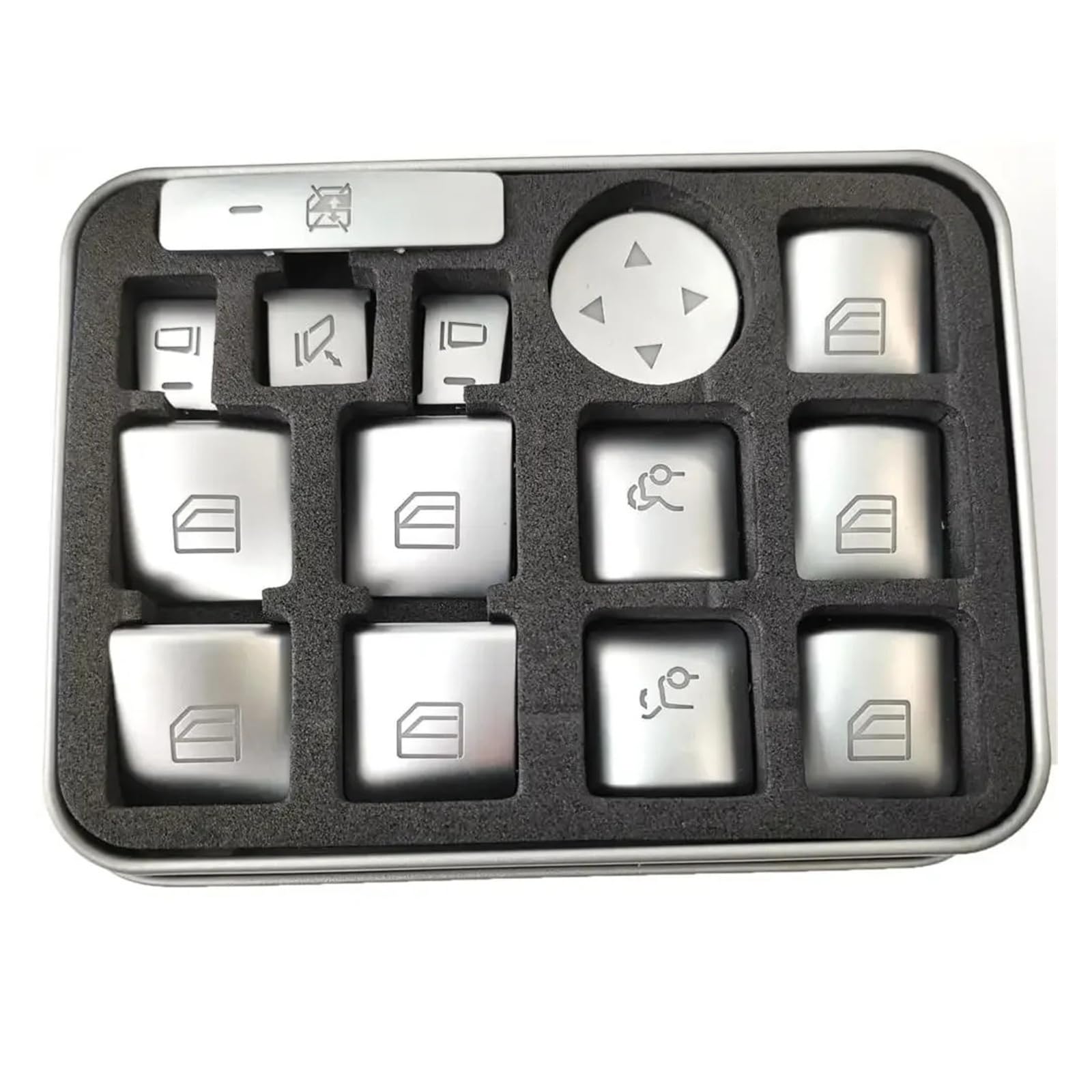 Fit For M//e//r//c//e//d//e//s b//e//n//z CLA 180 200 GLA 180 200 2013 2014 2015 2016 2017 2018 2019 14x Car Parts Window Switch Button Repair Stickers