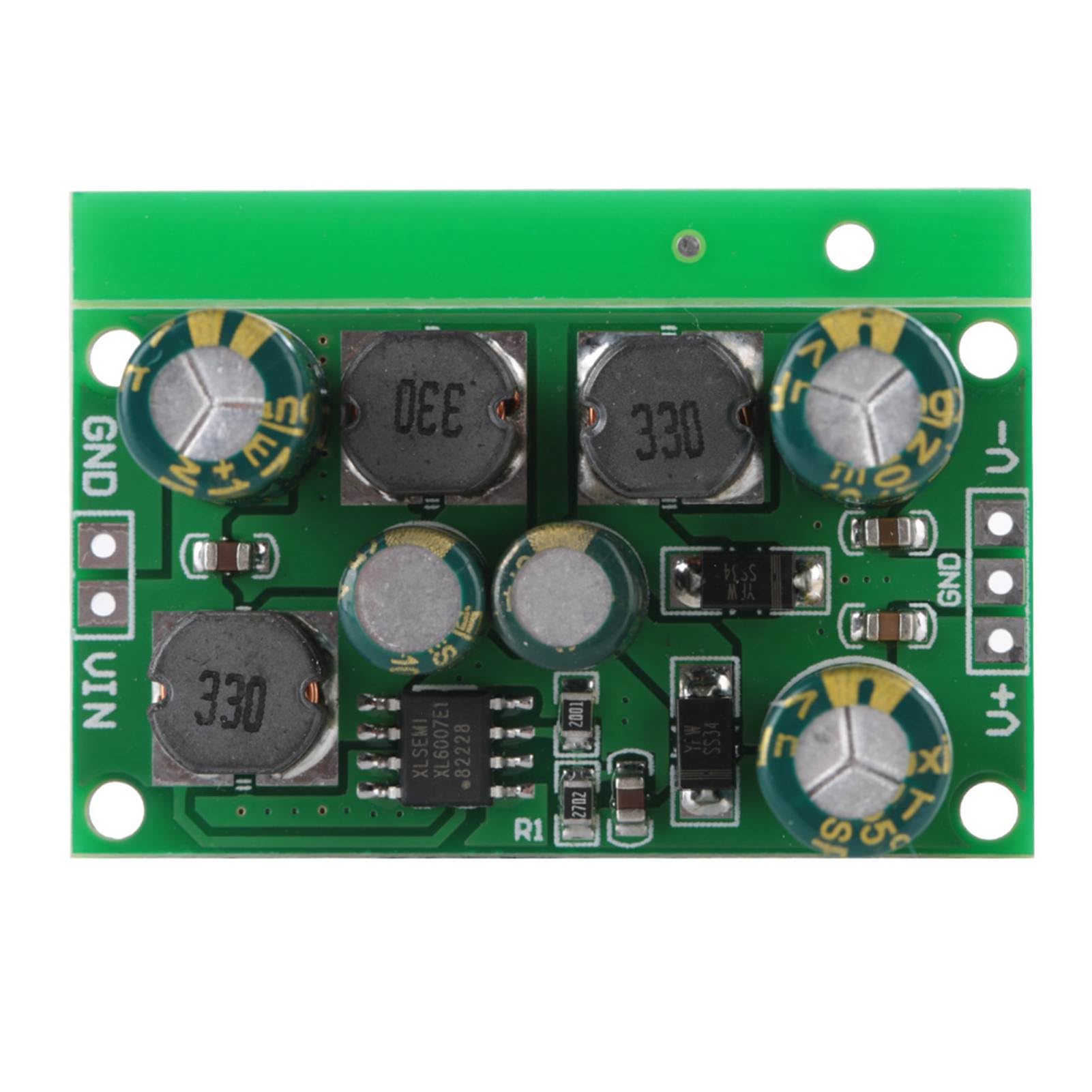 Convertidor DC DC Voltaje Positivo Negativo Módulo Elevador Reductor Fuente de Alimentación Dual Regulador ±5V ±6V ±9V ±10V ±12V ±15V ±18V ±24V con Arranque Suave para (Tensión de Salida