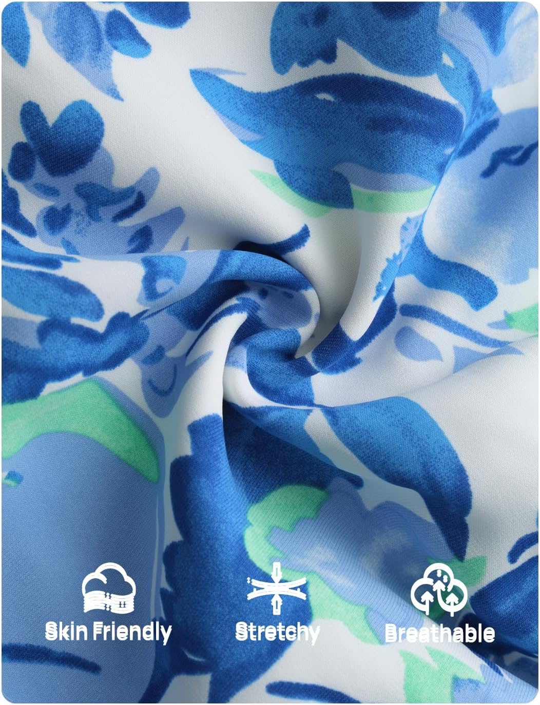 ZESICA Womens Spring Long Sleeve Floral Mini Dress 2026 Summer Boho V Neck A-Line Flowy Dresses Beach Vacation Clothes - Image 6