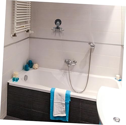 Miniatura 8 de Zerodeko 1 juego de gancho giratorio de baño, colgador multiusos, herramienta multiusos, ganchos de almacenamiento de herramientas de cocina,