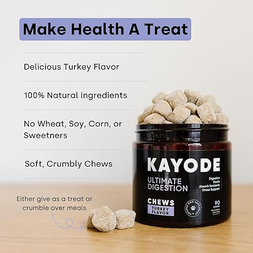 Miniatura 5 de Kayode Digestión definitiva. Antidiarrea de acción rápida para perros. Remedio para pedos para perros y alivio de gases para perros. Nutrientes