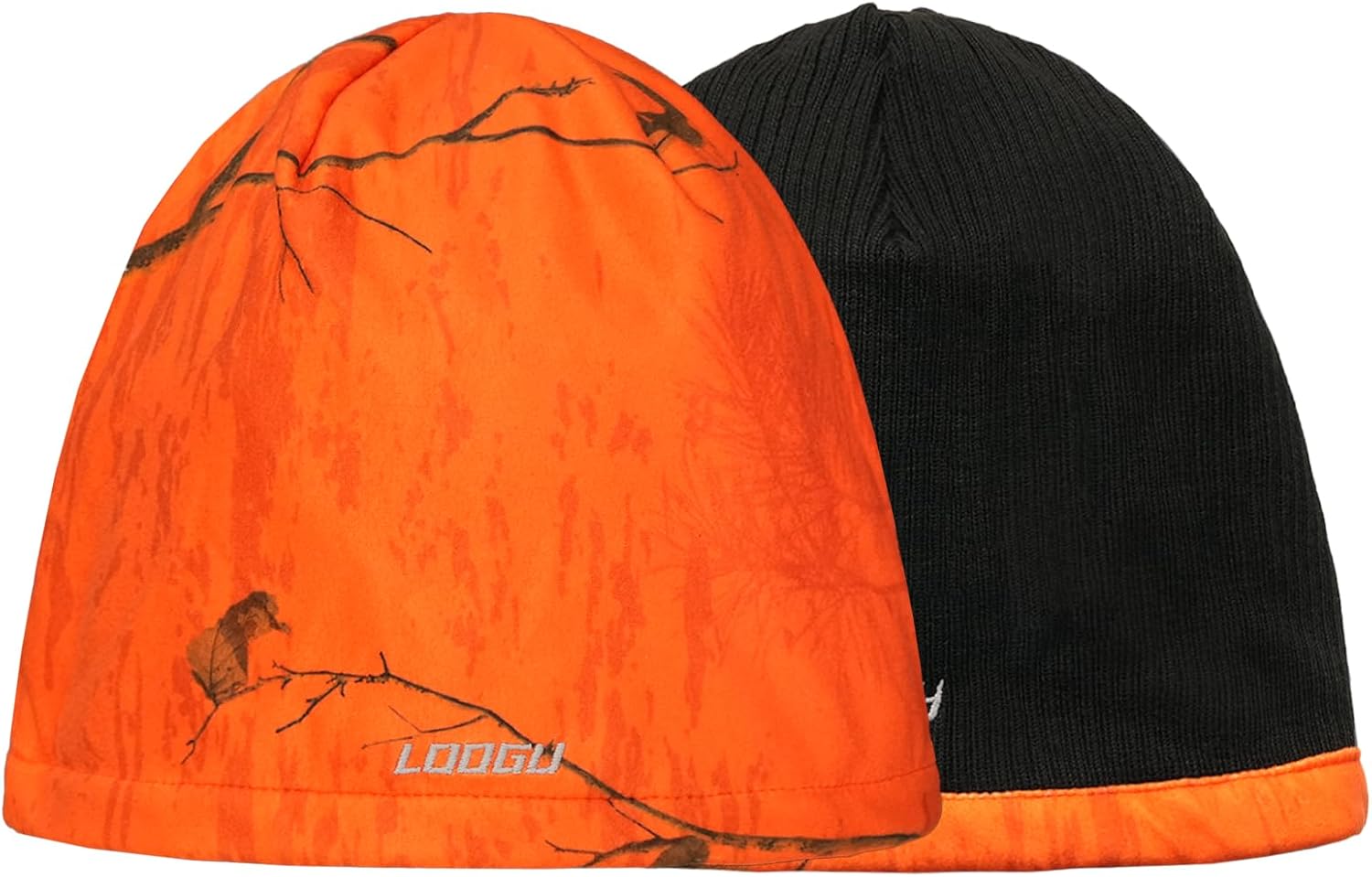 LOOGU Beanie for Women Men Camo Warm Winter Hats Unisex Fleece Lined Knit Skull Cap