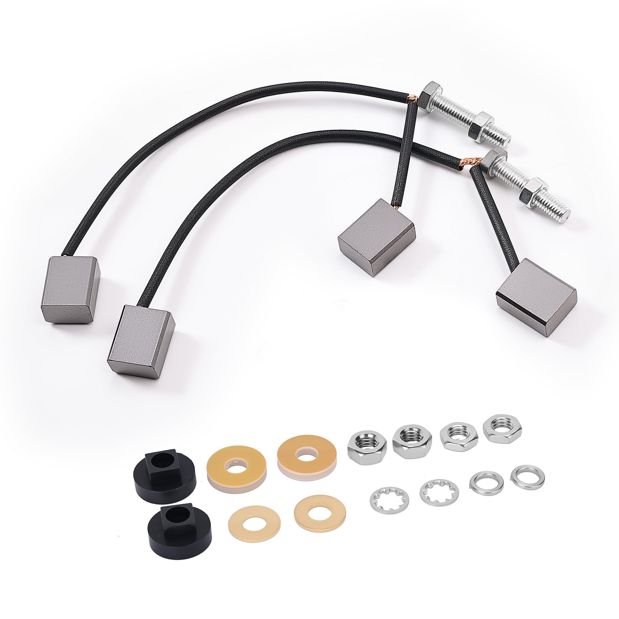10L0L Golf Cart Hitachi Kit spazzole motore per Yamaha DM430-06, spazzole motore adatte per Yamaha G14 G16 G19 G20 G22 elettrico e G21 Gas, OEM JU2-H1801-20-00