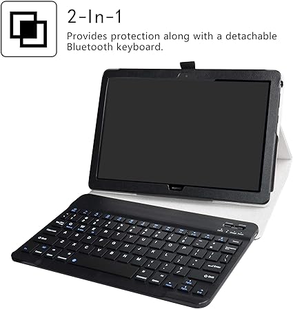 Mediapad T5 Wireless Keyboard Case Liushan Detachable Wireless Keyboard Standing Pu Leather Cover For 10 0 Huawei Mediapad T5 10 Inch 18 Android Tablet Pc Black Electronics Amazon Com
