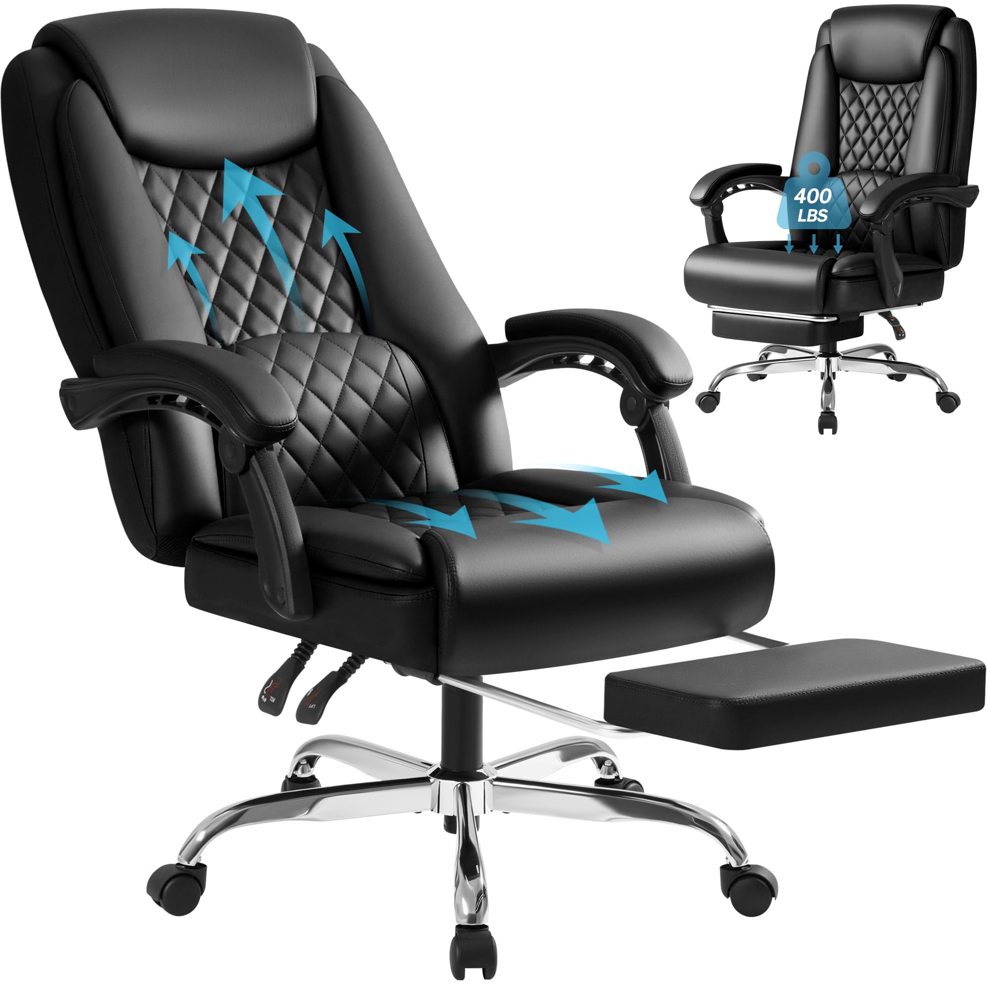 Amazon.com: Homall Executive Home Office Chair with Lumbar Support