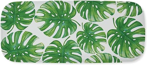 Miniatura 7 de UP ware Sail Away Bandeja de melamina para servir, bandeja rectangular de 15 x 6.5 pulgadas, bandeja de alimentos sin BPA para entretenimiento