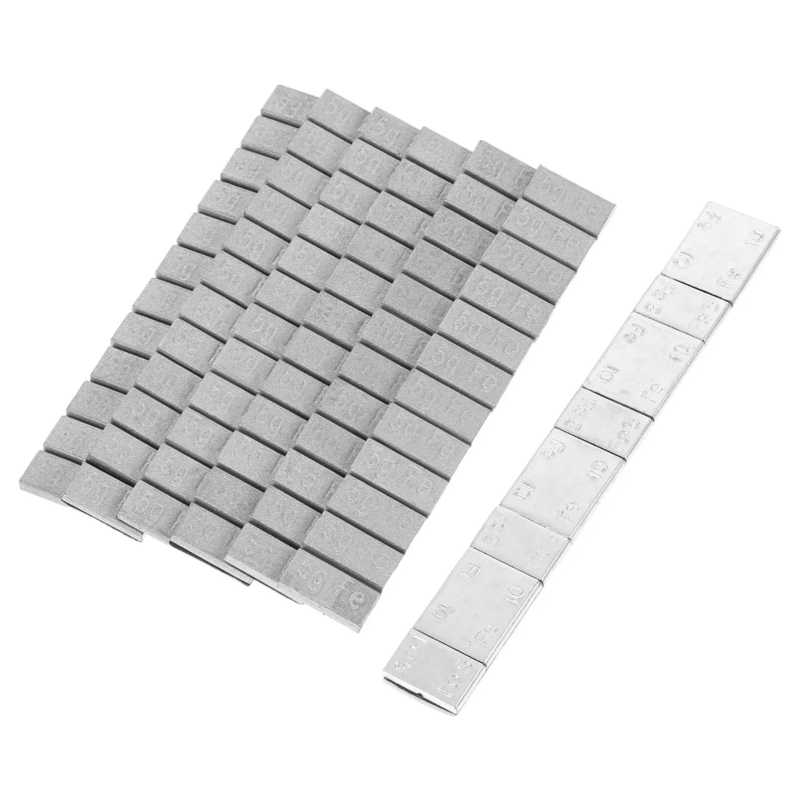 Samoprzylepne obciążniki do kół 7 pasków 5g/10g pasujące do felg aluminiowych samochodów/SUV