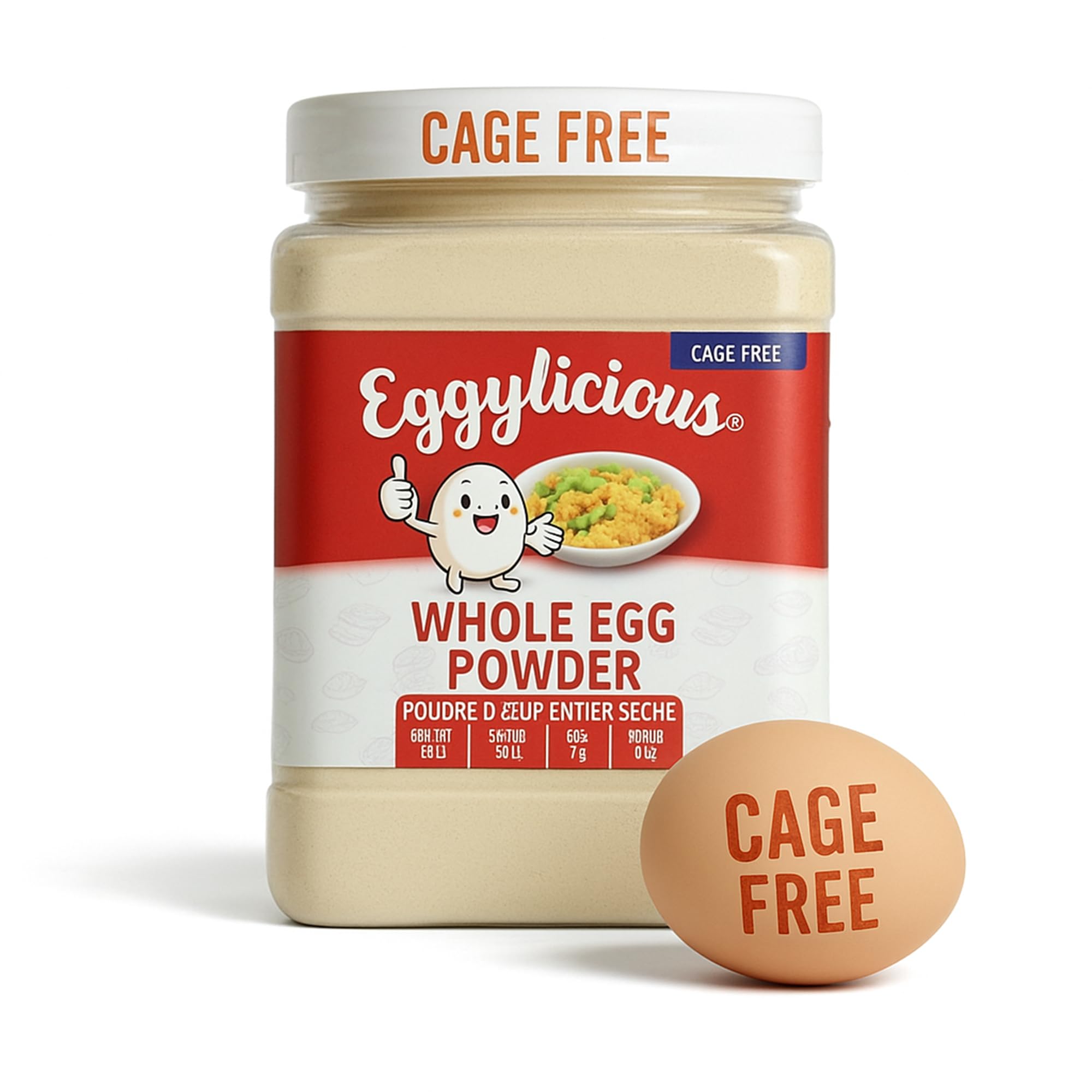 Eggylicious Cage Free Whole Egg Powder