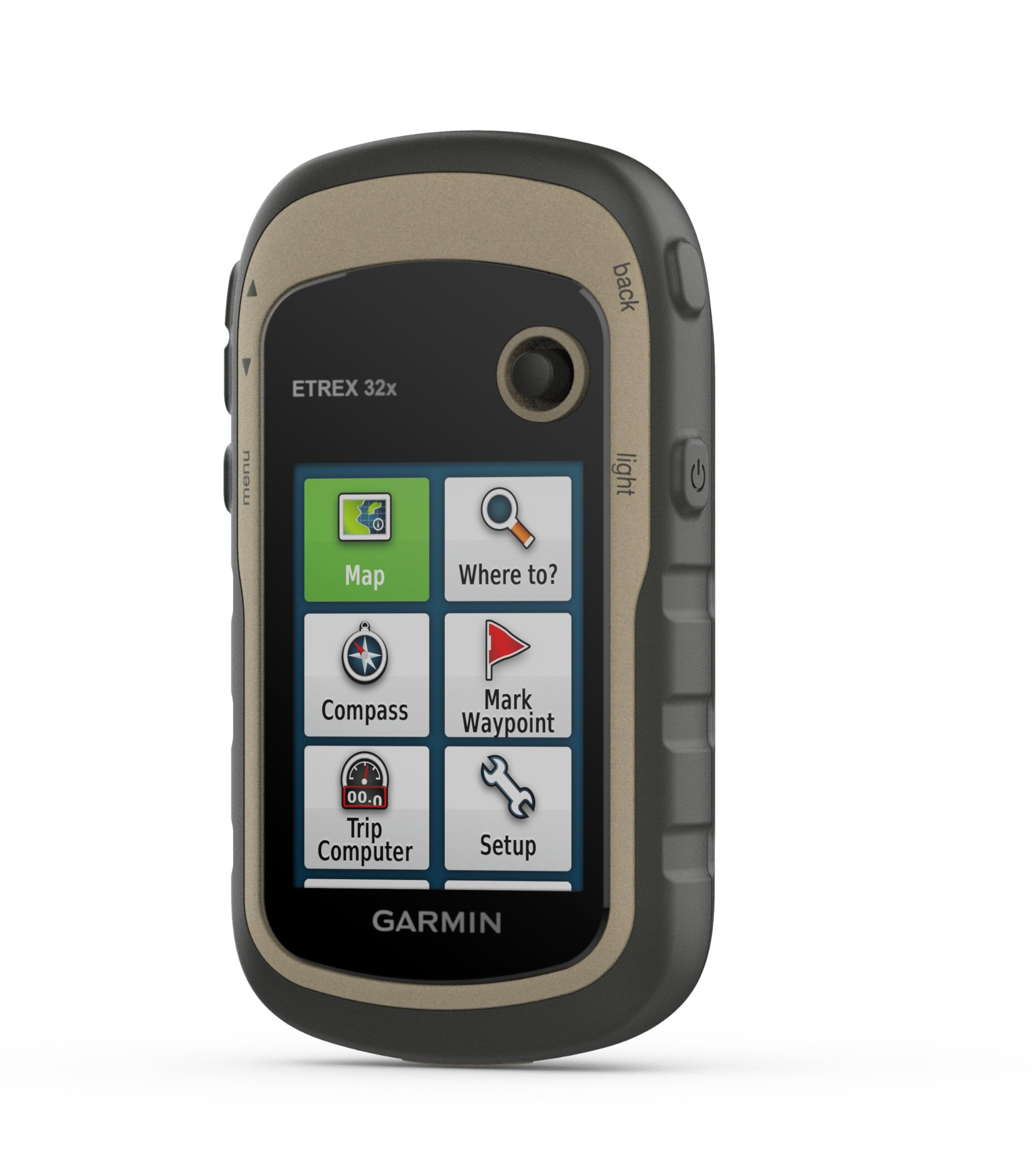Garmin - eTrex 32x - GPS de Senderismo con mapas TopoActive Europe precargados con rutas y senderos enrutables - Brújula electrónica y altímetro barométrico - Verde (Reacondicionado)