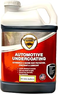 Woolwax 2+1/2 Gallon Jug Auto Truck Undercoating Corrosion Inhibitor Thick Long Lasting Lanolin Resists Wash-off No Smell Protects For 2 Years and More. BLACK