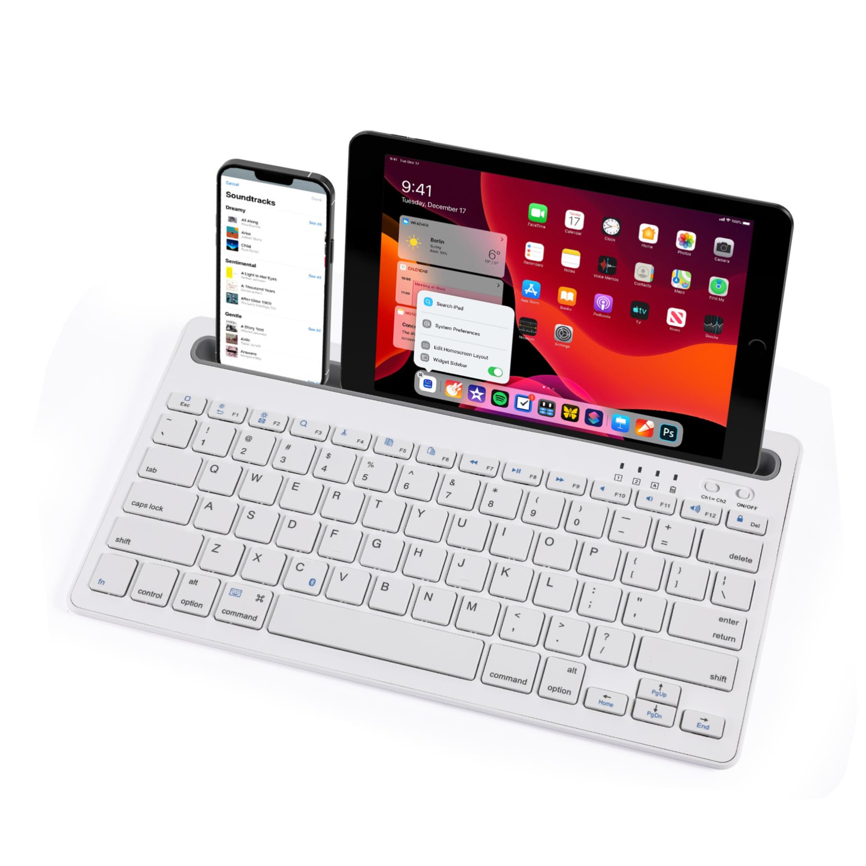 jojofuny Mini Tastiera Wireless Silenziosa Per Telefono E Tablet Tastiera Silenziosa Wireless