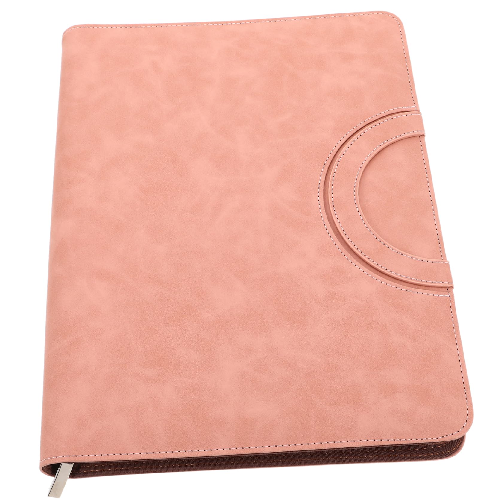 Porta Documenti Rosa in Pu A4 con Cerniera Sicura, Organizer Multifunzione per Certificati Importanti e Documenti di Viaggio per Professionisti e Studenti