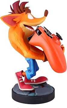 Exquisite Gaming Crash Bandicoot Cable Guys Controller Holder & Phone Stand, Device Organizer