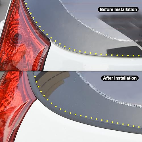Miniatura 7 de DOTAATDW Tira de sellado de goma para parabrisas trasero, tira de sellado universal de automóvil autoadhesiva en forma de Y, burlete de clima para