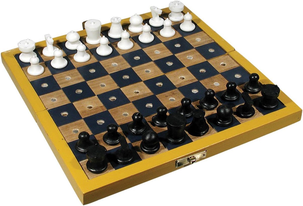 Travel Chess Set for The Blind or Those with Low Vision