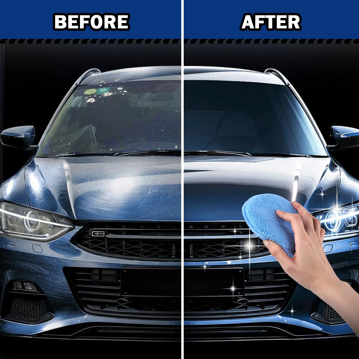 AIDEA Car Wax Applicator Pads - 6 Pack -7 AIDEA Car Wax Applicator Pads - 6 Pack -7