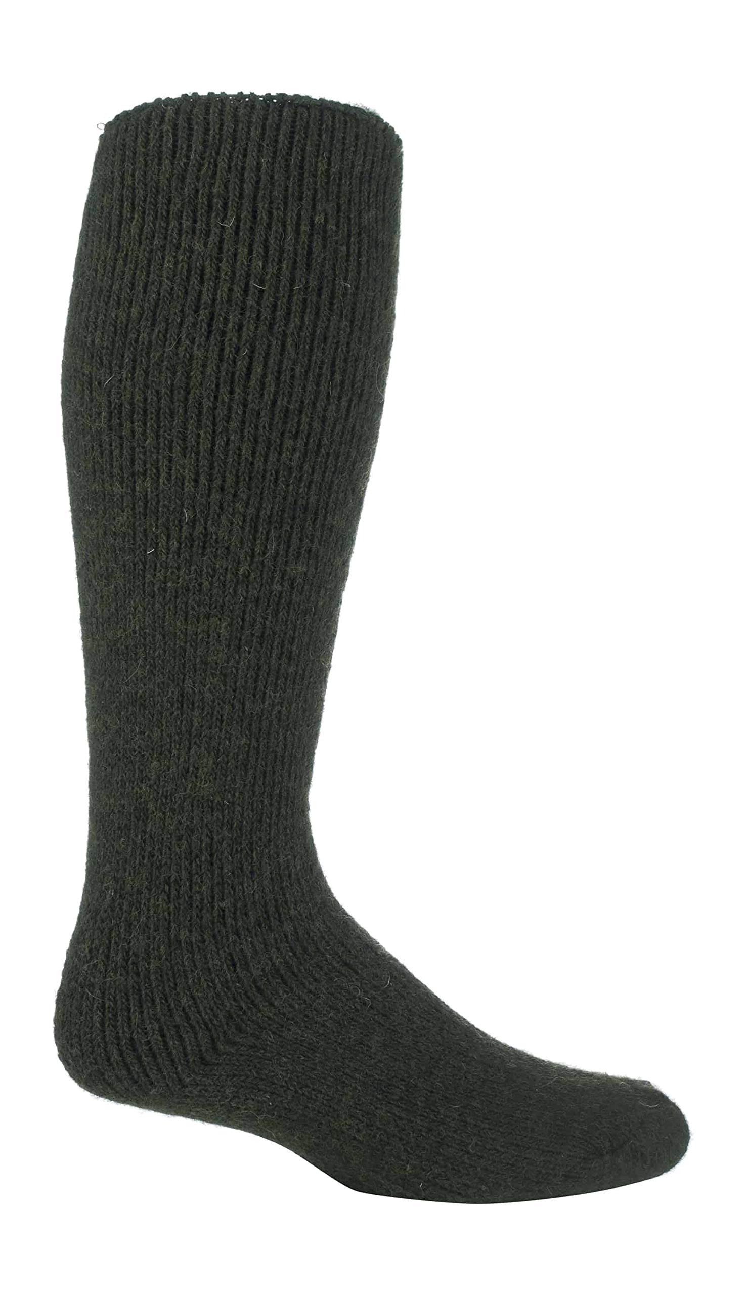 Mens Extra Long Thermal Wool Socks -