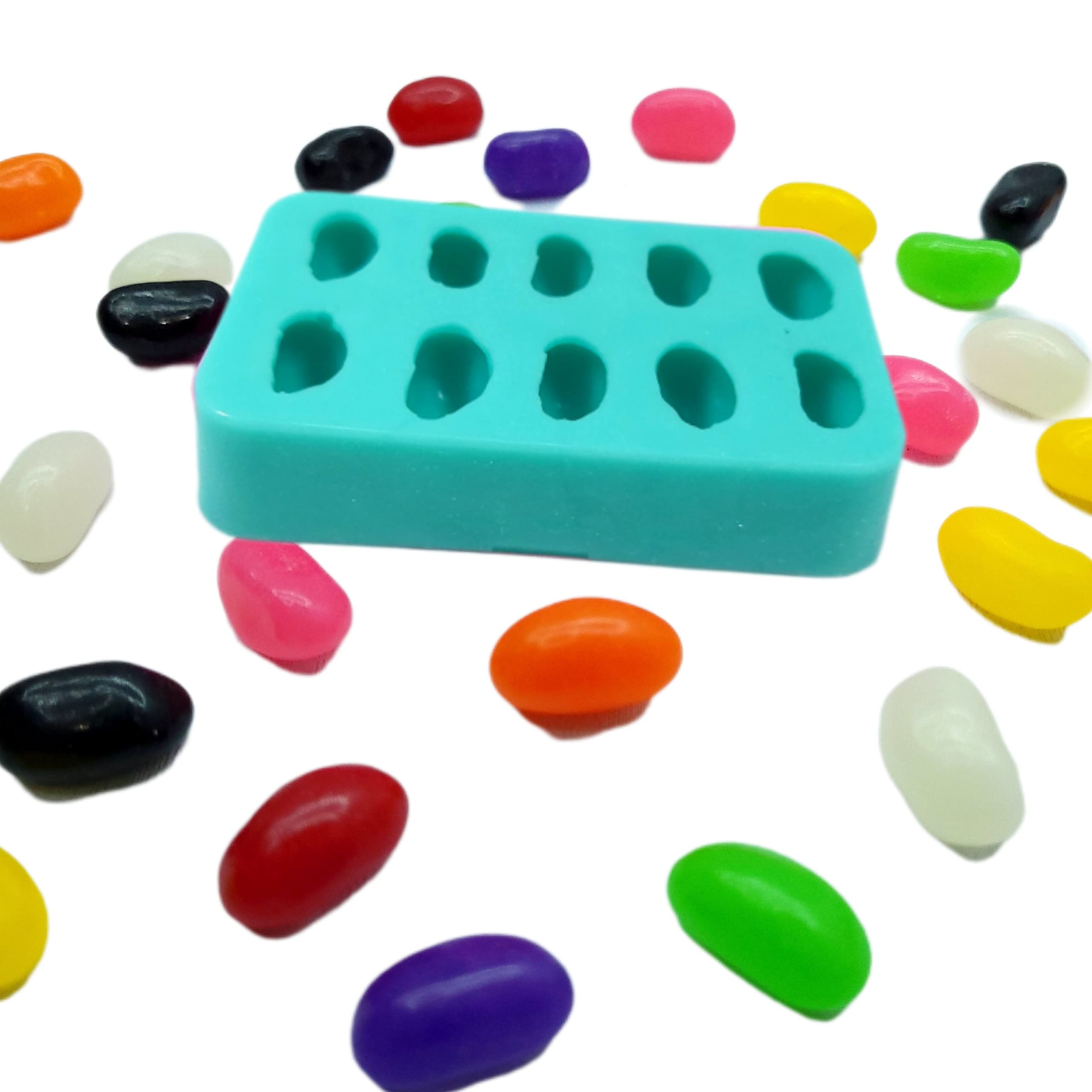 Jelly bean mold Candy mold, jelly bean candy mold, realistic jelly bean mold