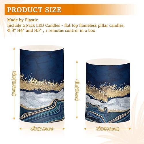 Vista 158 de Velas parpadeantes sin llama, velas LED moradas de mariposa lavanda con temporizador remoto, juego de 2 velas a pilas para San Valentín, boda