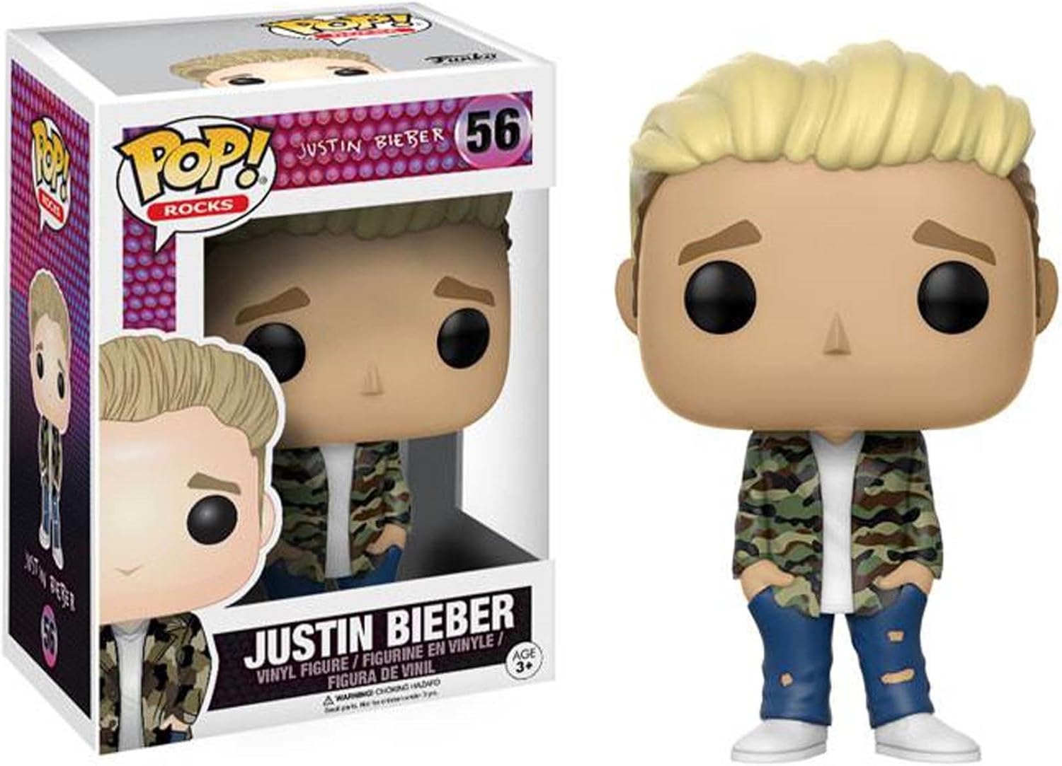 Funko Pop Rocks: Music - Justin Bieber Toy Figure