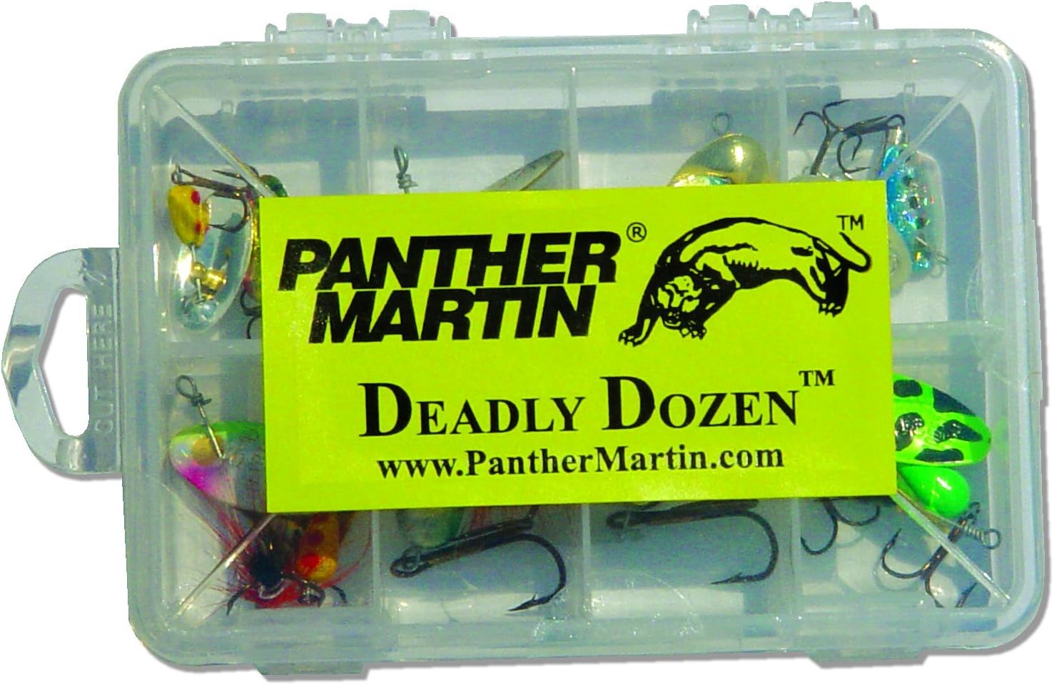 Panther MartinDDMO Deadly Dozen Spinners Fishing Lure Kit - Assorted - Pack of 12