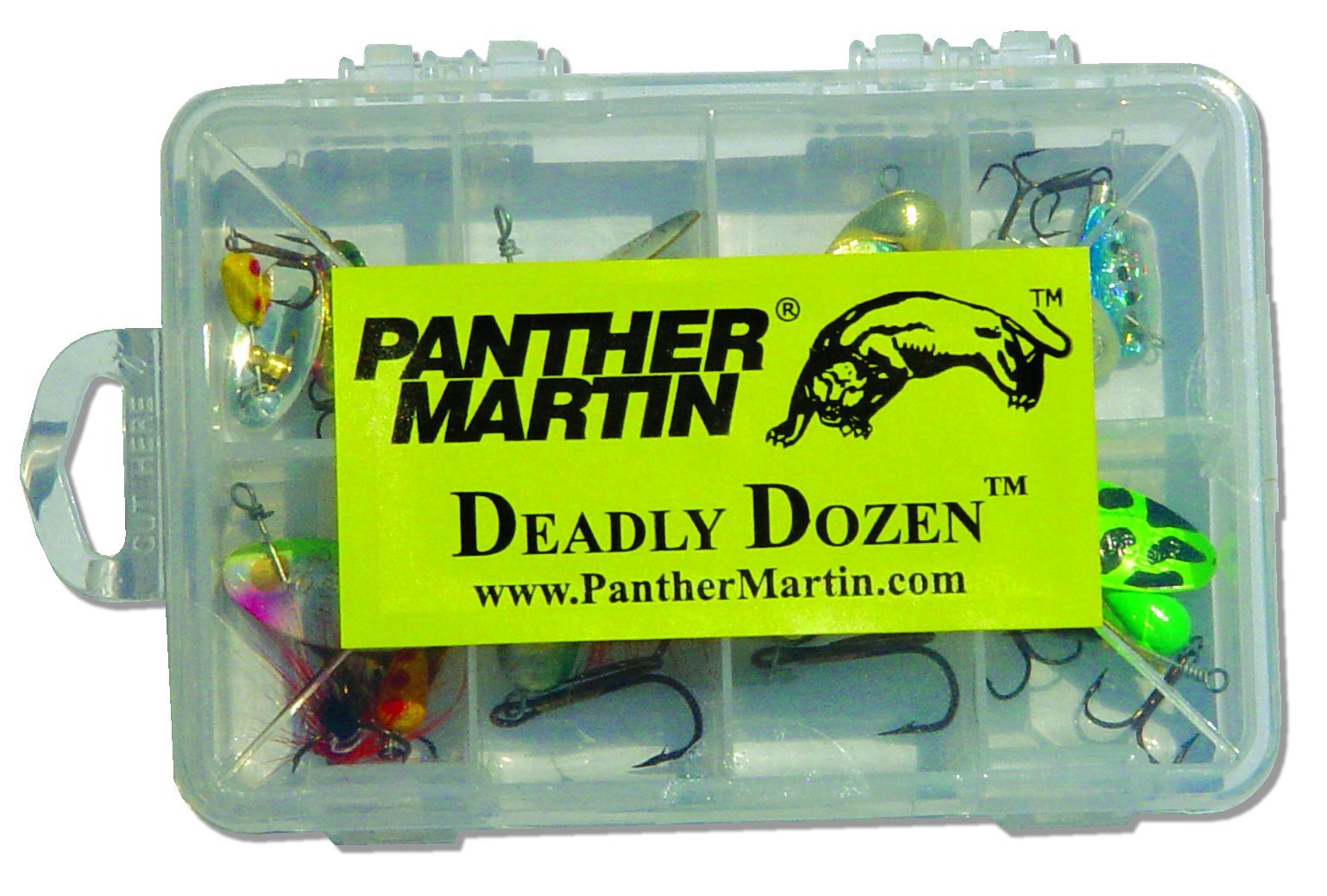 Panther MartinDDMO Deadly Dozen Spinners Fishing Lure Kit - Assorted - Pack of 12