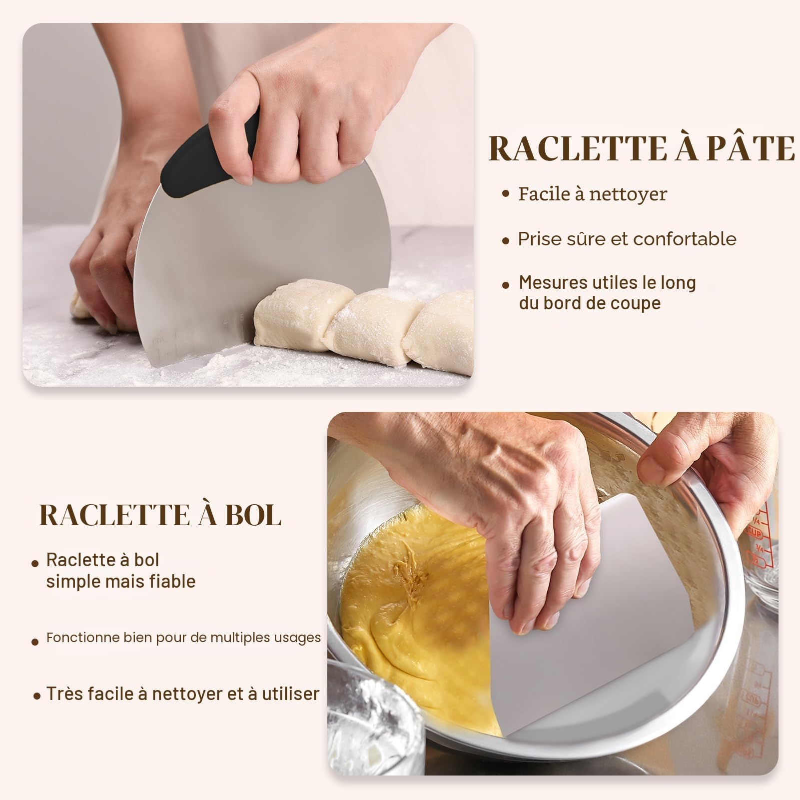 Banneton Pain 25cm Ovale Set,11 Pièces Accessoire pour Faire du Pain, Kit Boulangerie Professionnel Rotin Naturel, Kit Pain au Levain pour les Débutants, les Boulangers Expérimentés