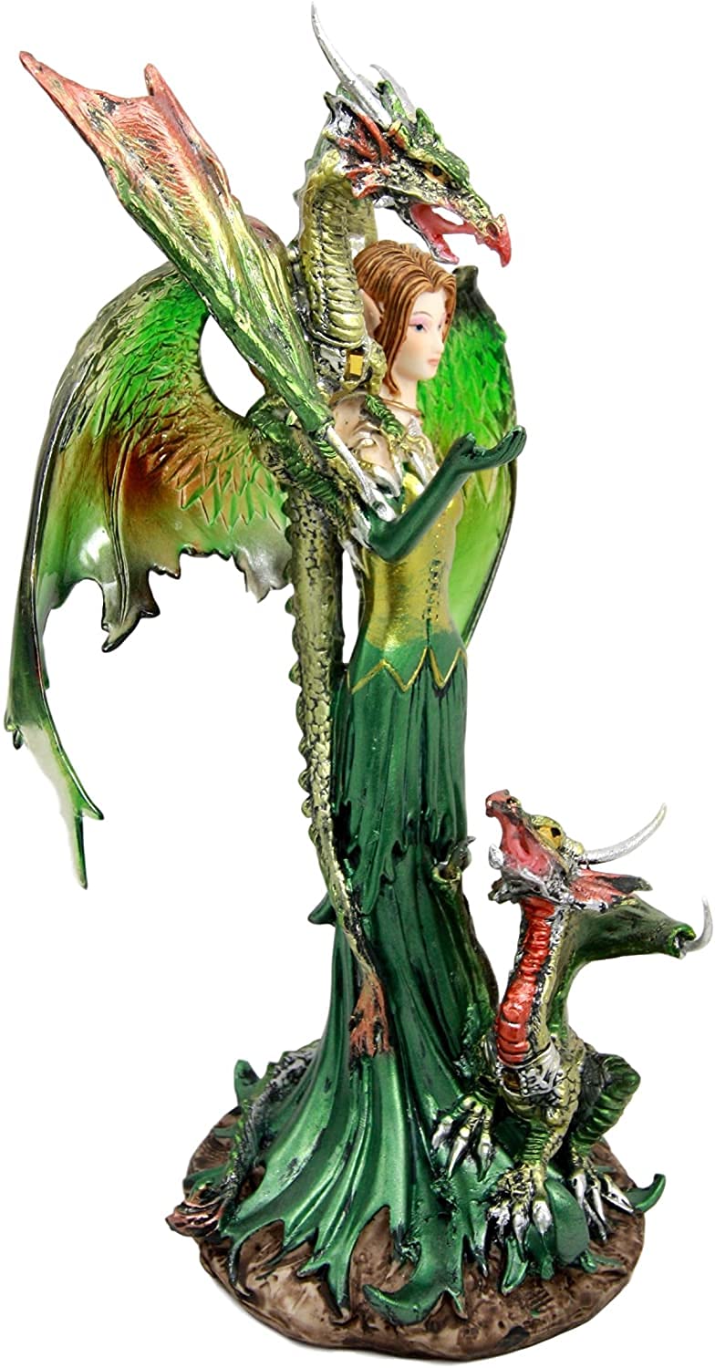 Amazon.co.jp: Ebros ギフト ファンタジー エメラルド エルフの妖精