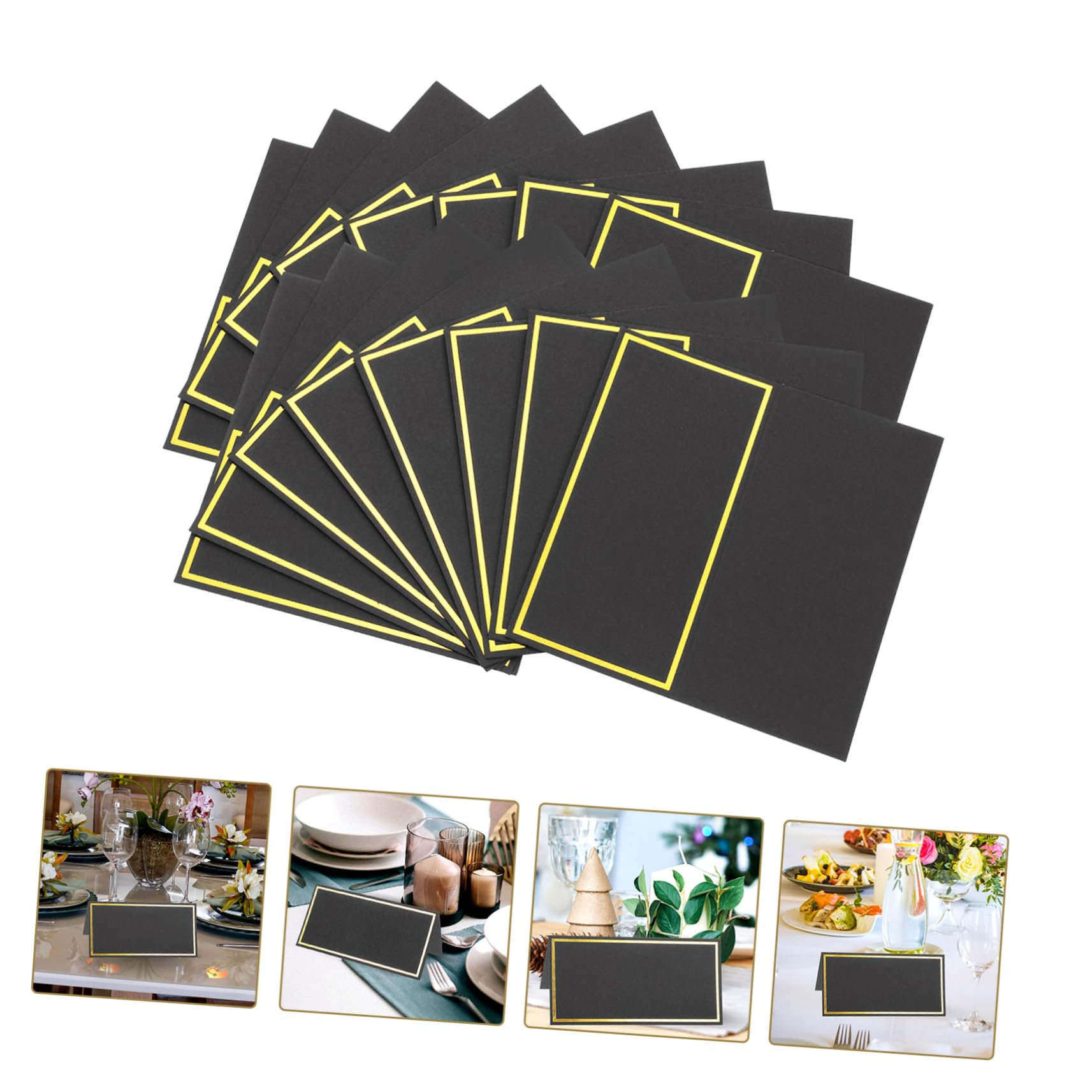 Operitacx 150stücke Hochwertige Platzkarten Mit Goldprägung Für Hochzeit Und Festlichkeiten Elegante Tischkarten Beschriften Für Gäste Für Und Veranstaltungen
