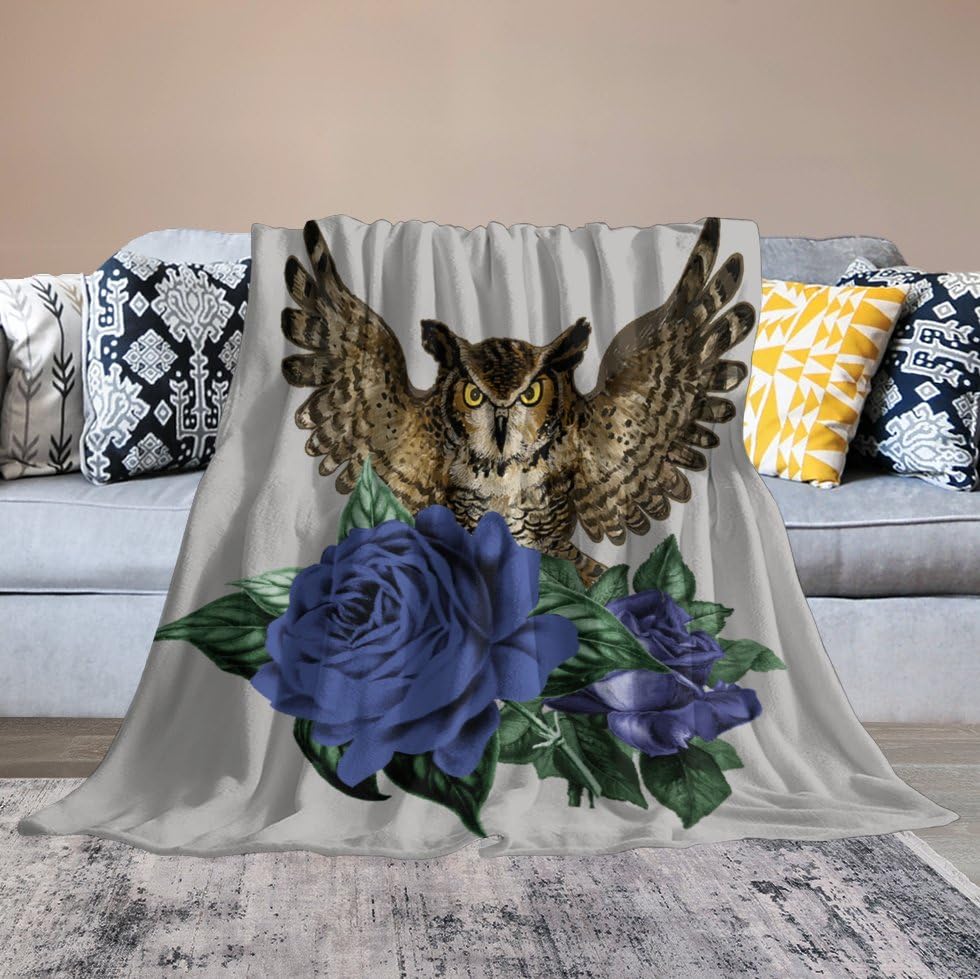 Image gothique effrayante couverture polaire fleur lit canapé plaid - 6