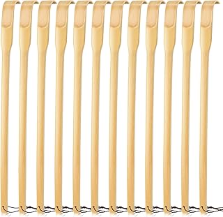 Renook 12 PCS Back Scratcher,16.5" Strong Sturdy Self-Massager Therapeutic Bamboo Wooden Back Scratchers for Scratching Itches,Best Gift for Father's Day Pregnant Women&People Who Need Longer Hands.