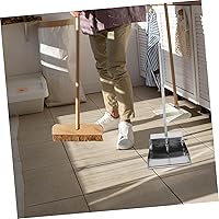 Vista 8 de Recogedor de pie de acero inoxidable con mango resistente, cacerola de metal para interiores y exteriores, pala de chimenea