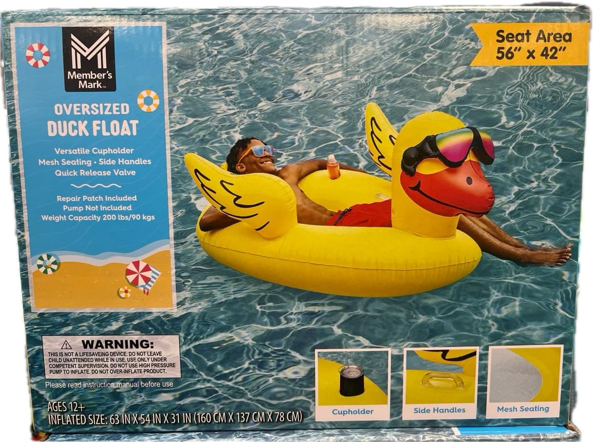 Member's Mark Novelty Inflatable Float Tube (Assorted Styles), Large