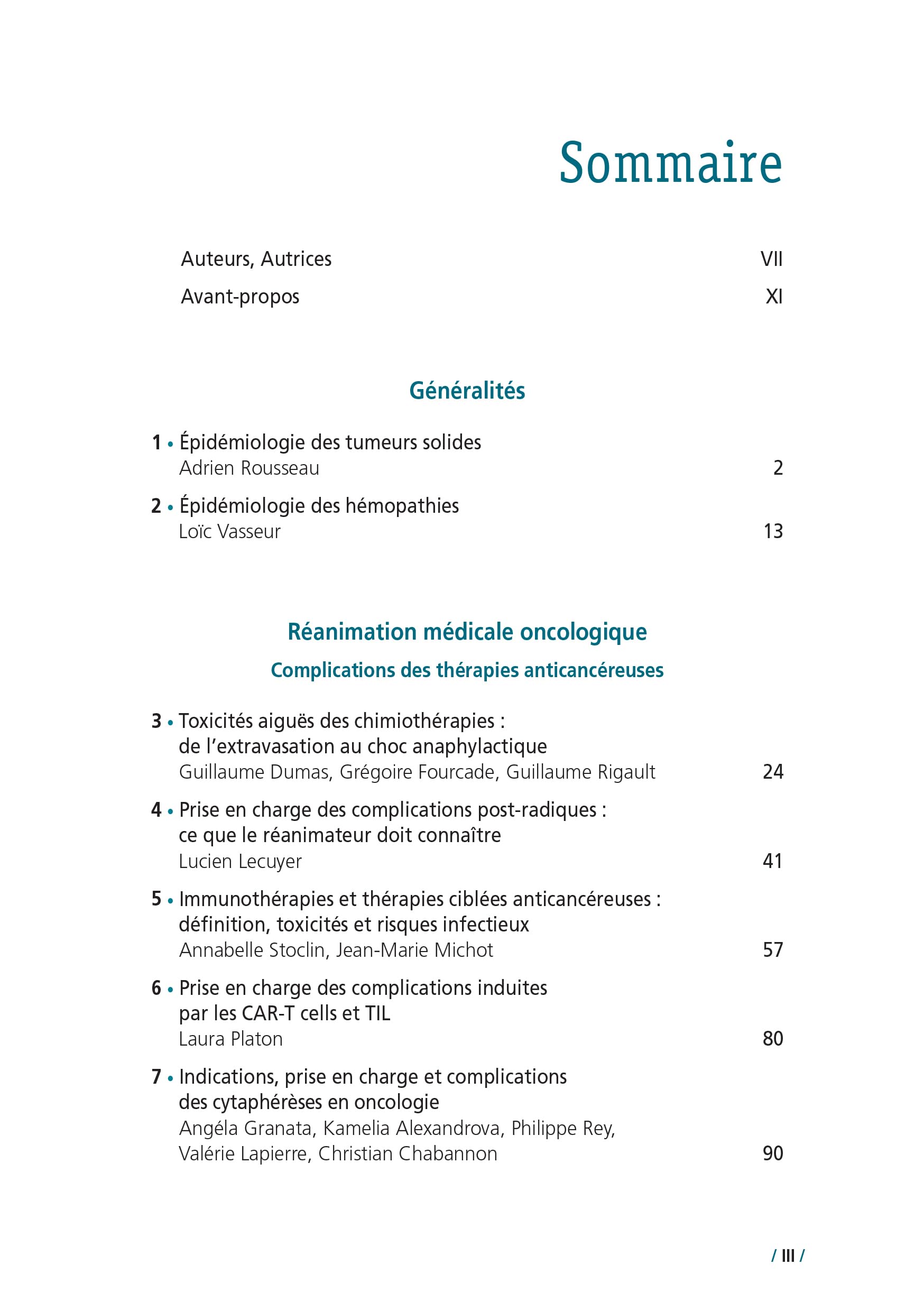 Réanimation médicale et chirurgicale en oncologie: 36 Protocoles actualisés