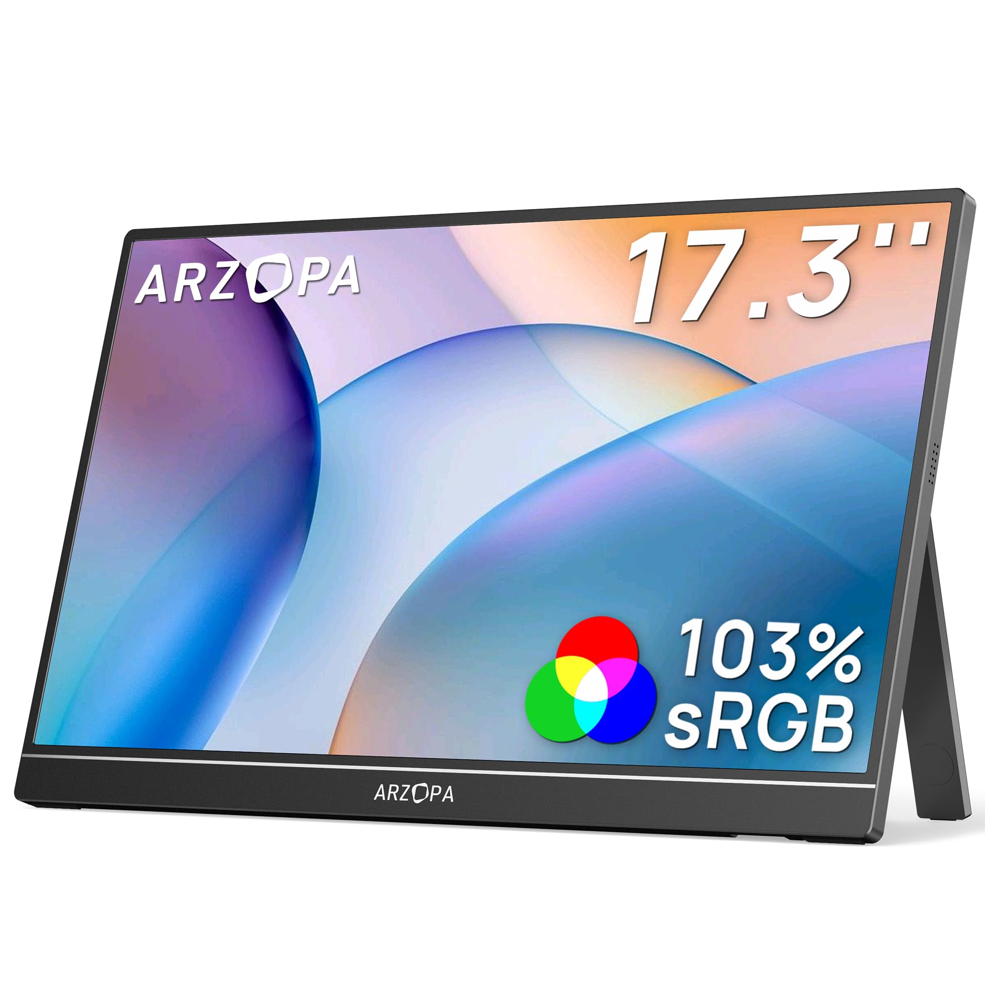 ARZOPA モニター マルチデバイス対応17.3inch Amazon.co.jp: ARZOPA 17.3インチ ポータブルゲーミングモニター IPS