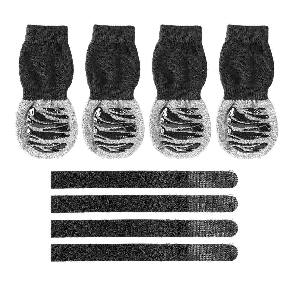 Laroal 4 Dog Boots Non-slip Dog Socks Pet Paw Protector