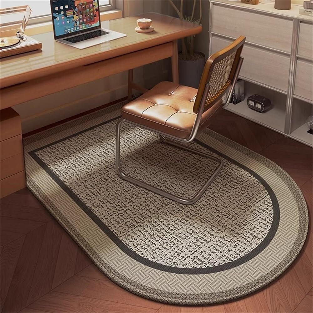SSDDLZEQ Premium durable range Multifunctional Wooden Floor Protection For Modern Computer And Gaming Chairs(Dignified,90x120cm)