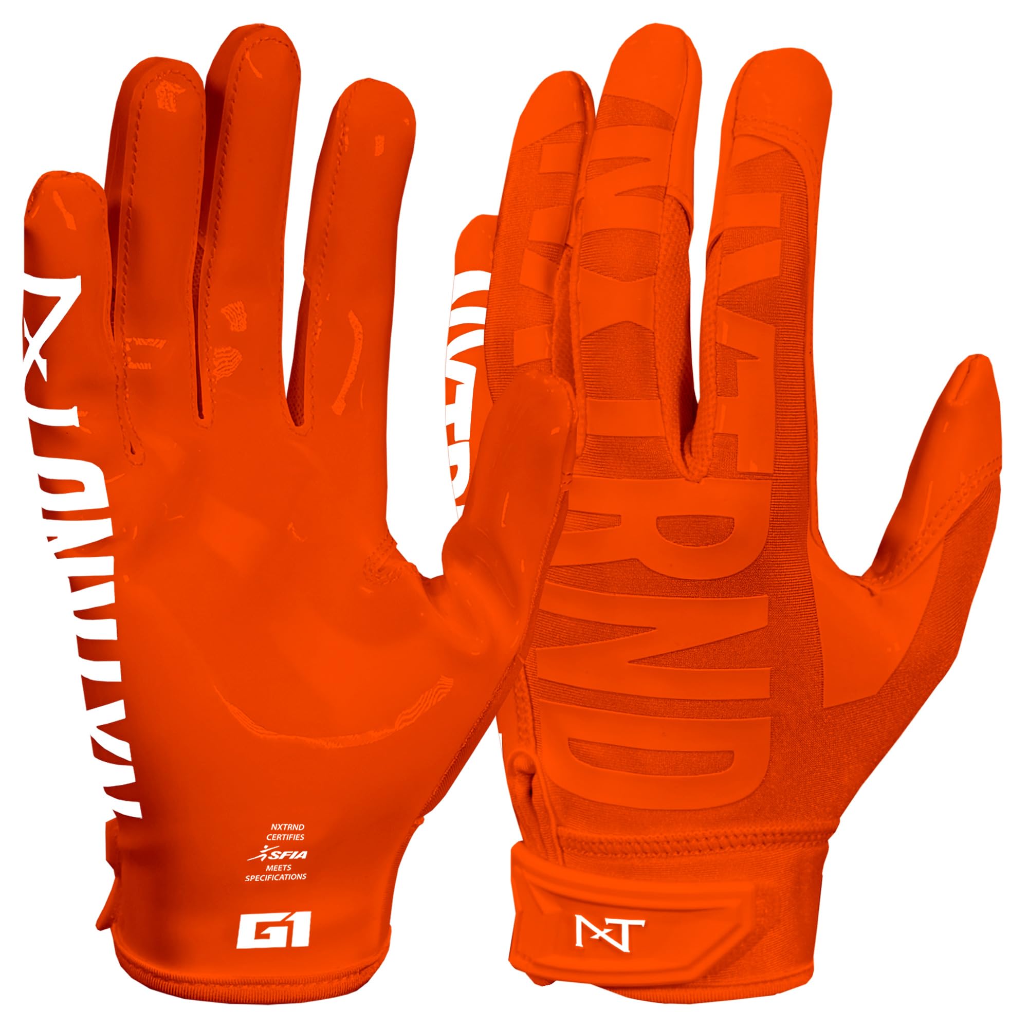 Nxtrnd G1 Pro Men's Football Gloves, Adult Sticky Receiver Gloves